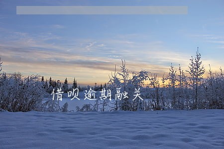 借呗逾期融关
