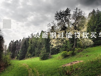 借呗逾期过能贷款买车吗 借呗逾期过能贷款买车吗