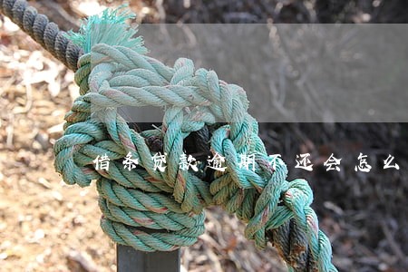 借条贷款逾期不还会怎么样 借条贷款逾期不还会怎么样
