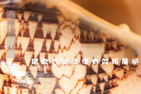 借款合同法律有效拓展阅读 借款合同法律有效拓展阅读
