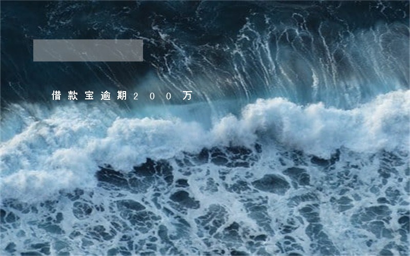 借款宝逾期200万