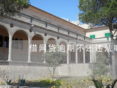 借网贷逾期不还违法嘛 借网贷逾期不还违法嘛