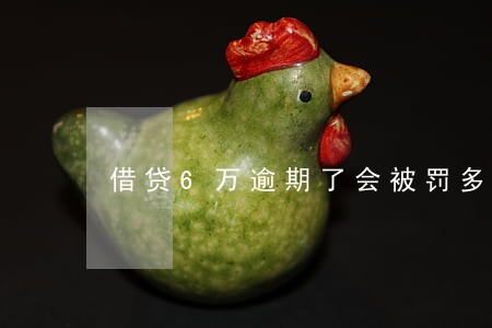 借贷6万逾期了会被罚多少钱