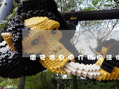 借贷信息中介机构法律意见书