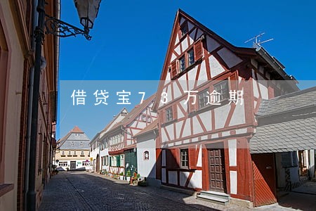 借贷宝73万逾期 借贷宝73万逾期
