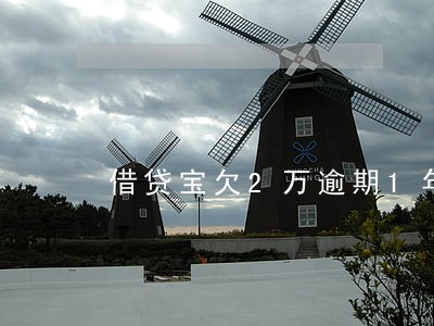 借贷宝欠2万逾期1年半 借贷宝欠2万逾期1年半