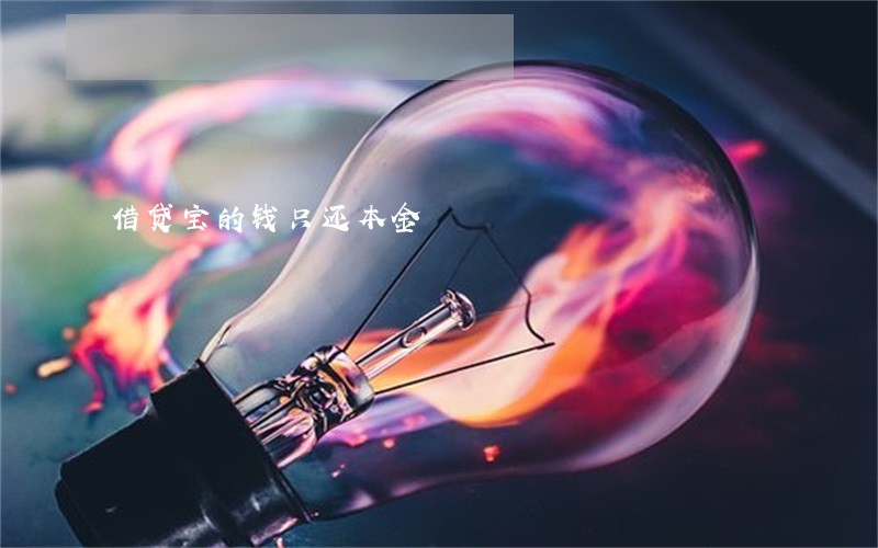 借贷宝的钱只还本金 借贷宝的钱只还本金