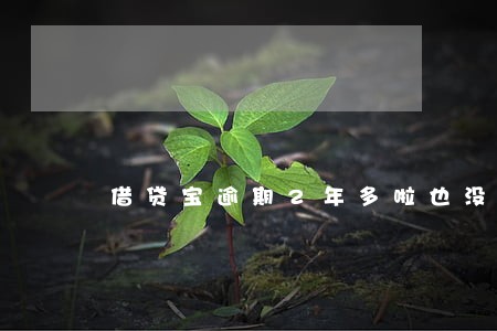 借贷宝逾期2年多啦也没事 借贷宝逾期2年多啦也没事