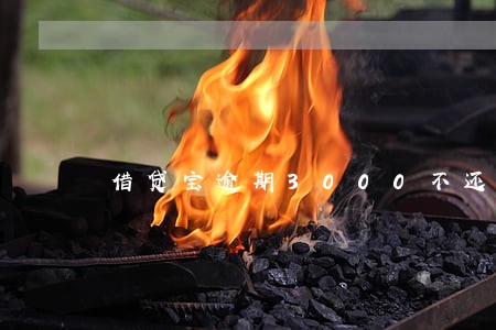 借贷宝逾期3000不还会怎样 借贷宝逾期3000不还会怎样