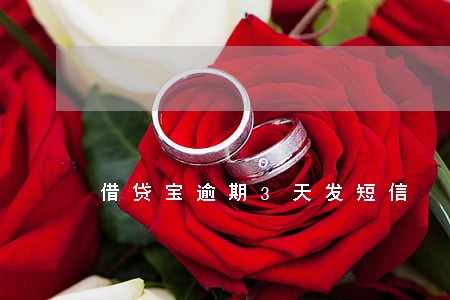 借贷宝逾期3天发短信 借贷宝逾期3天发短信