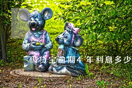 借贷宝逾期4年利息多少 借贷宝逾期4年利息多少