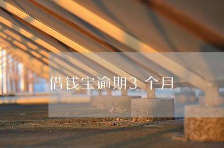 借钱宝逾期3个月 借钱宝逾期3个月