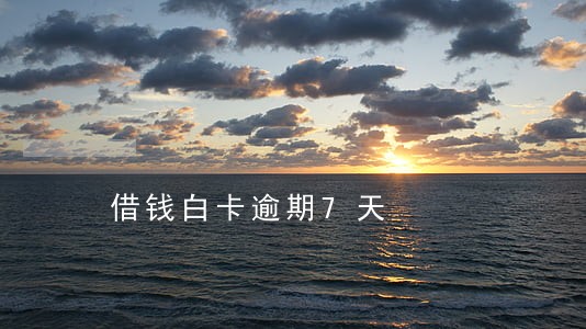 借钱白卡逾期7天 借钱白卡逾期7天