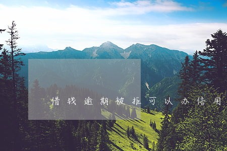 借钱逾期被拒可以办信用卡吗 借钱逾期被拒可以办信用卡吗