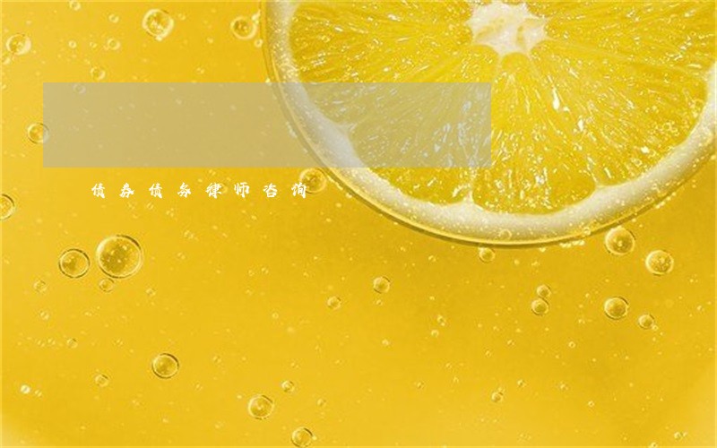 债券债务律师咨询 债券债务律师咨询