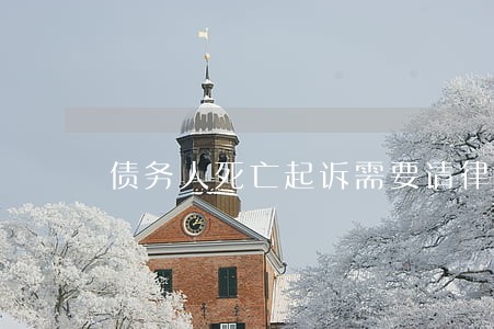 债务人死亡起诉需要请律师吗 债务人死亡起诉需要请律师吗