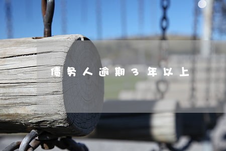 债务人逾期3年以上 债务人逾期3年以上