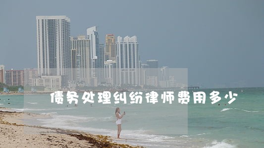 债务处理纠纷律师费用多少 债务处理纠纷律师费用多少