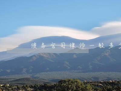 债务官司律师一般多少钱违约 债务官司律师一般多少钱违约