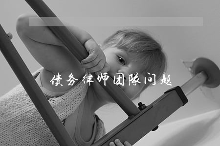 债务律师团队问题 债务律师团队问题