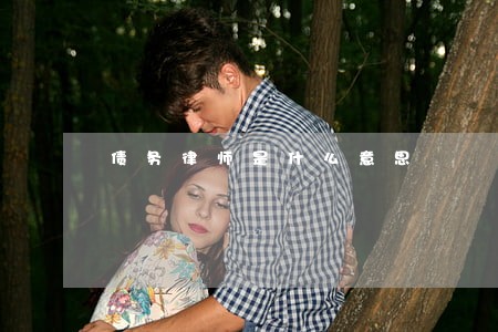 债务律师是什么意思 债务律师是什么意思