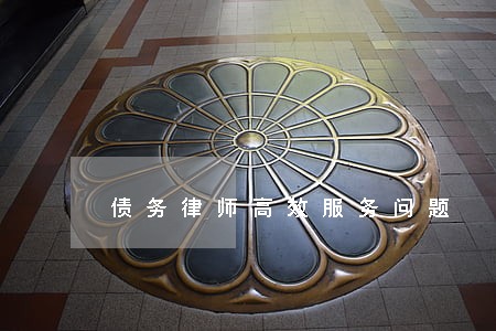 债务律师高效服务问题 债务律师高效服务问题