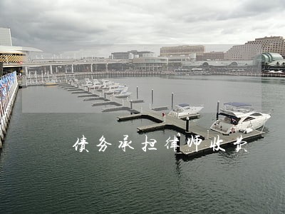债务承担律师收费 债务承担律师收费