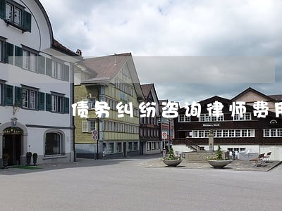 债务纠纷咨询律师费用如何 债务纠纷咨询律师费用如何