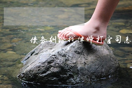 债务纠纷找律师打官司怎么收费