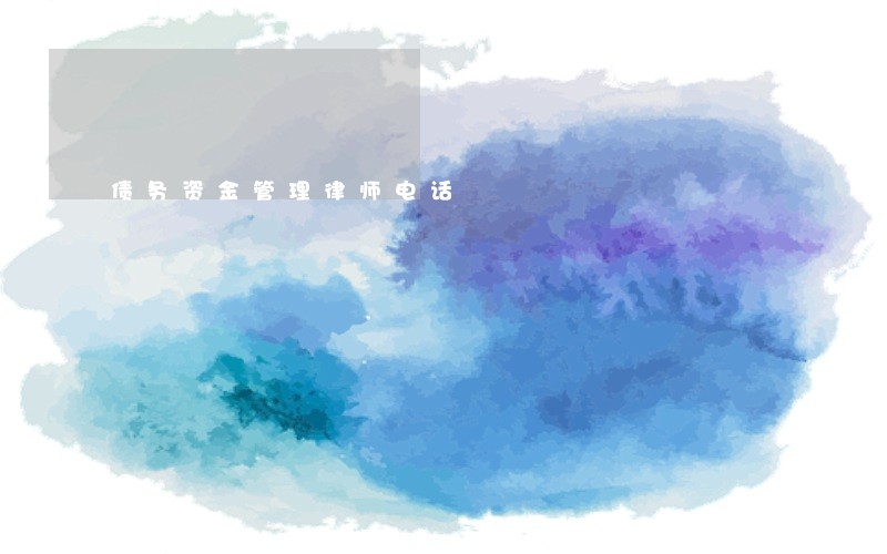 债务资金管理律师电话 债务资金管理律师电话