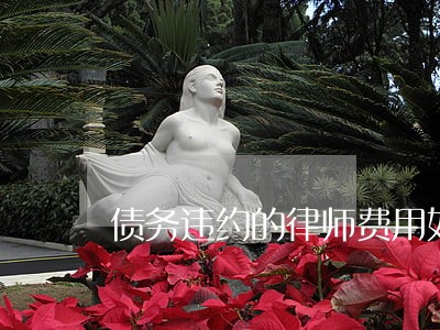 债务违约的律师费用如何 债务违约的律师费用如何