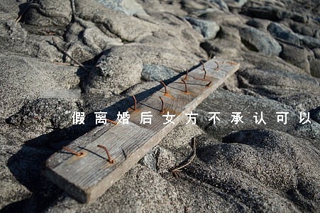 假离婚后女方不承认可以起诉吗 假离婚后女方不承认可以起诉吗