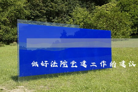 做好法院党建工作的建议 做好法院党建工作的建议