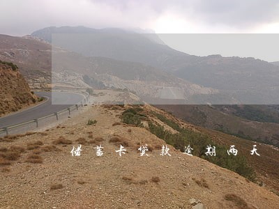 储蓄卡贷款逾期两天 储蓄卡贷款逾期两天