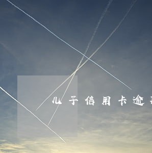 儿子信用卡逾期后果 儿子信用卡逾期后果