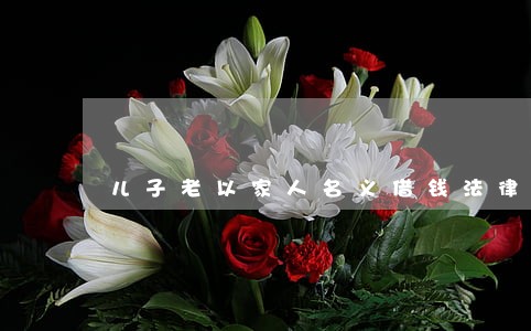 儿子老以家人名义借钱法律怎么说