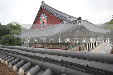 光大信用卡两万逾期半年 光大信用卡两万逾期半年