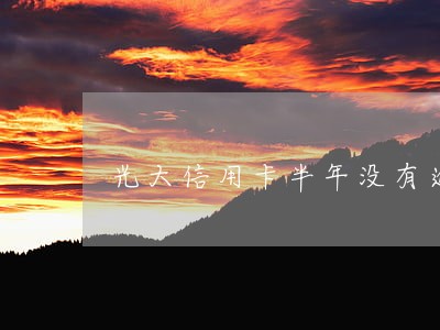 光大信用卡半年没有逾期提额多少 光大信用卡半年没有逾期提额多少