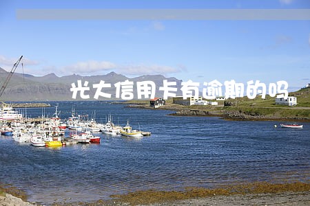光大信用卡有逾期的吗 光大信用卡有逾期的吗