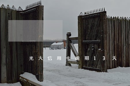 光大信用卡逾期13天 光大信用卡逾期13天