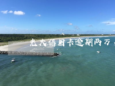 光大信用卡逾期两万多