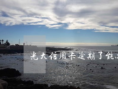 光大信用卡逾期了能办卡吗 光大信用卡逾期了能办卡吗