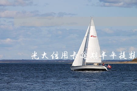 光大信用卡逾期半年提额 光大信用卡逾期半年提额