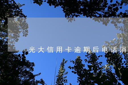 光大信用卡逾期后电话消除 光大信用卡逾期后电话消除