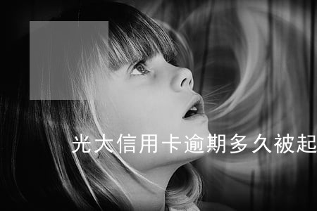 光大信用卡逾期多久被起诉 光大信用卡逾期多久被起诉