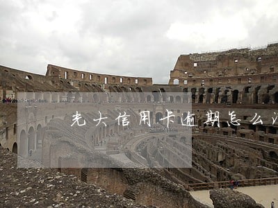 光大信用卡逾期怎么消