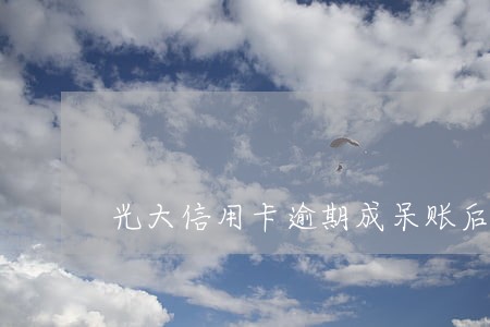 光大信用卡逾期成呆账后会停息吗 光大信用卡逾期成呆账后会停息吗