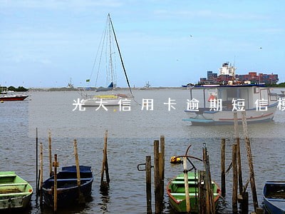 光大信用卡逾期短信模板 光大信用卡逾期短信模板