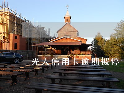 光大信用卡逾期被停卡怎么回事