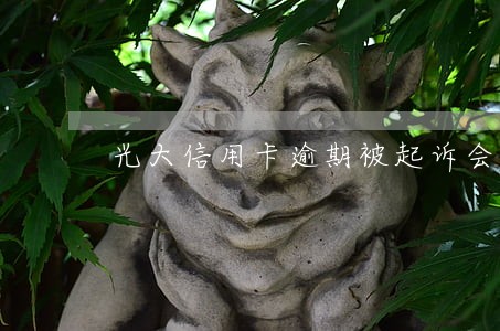 光大信用卡逾期被起诉会怎样 光大信用卡逾期被起诉会怎样